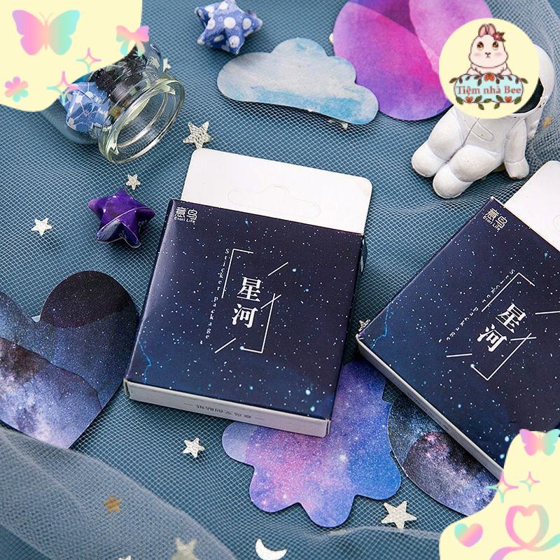 Sticker vũ trụ - chủ đề xinh xắn trang trí sổ nhật ký, bông hoa, cây cỏ Vintage │46 tấm│Xem thêm ở phần MÔ TẢ SẢN PHẨM