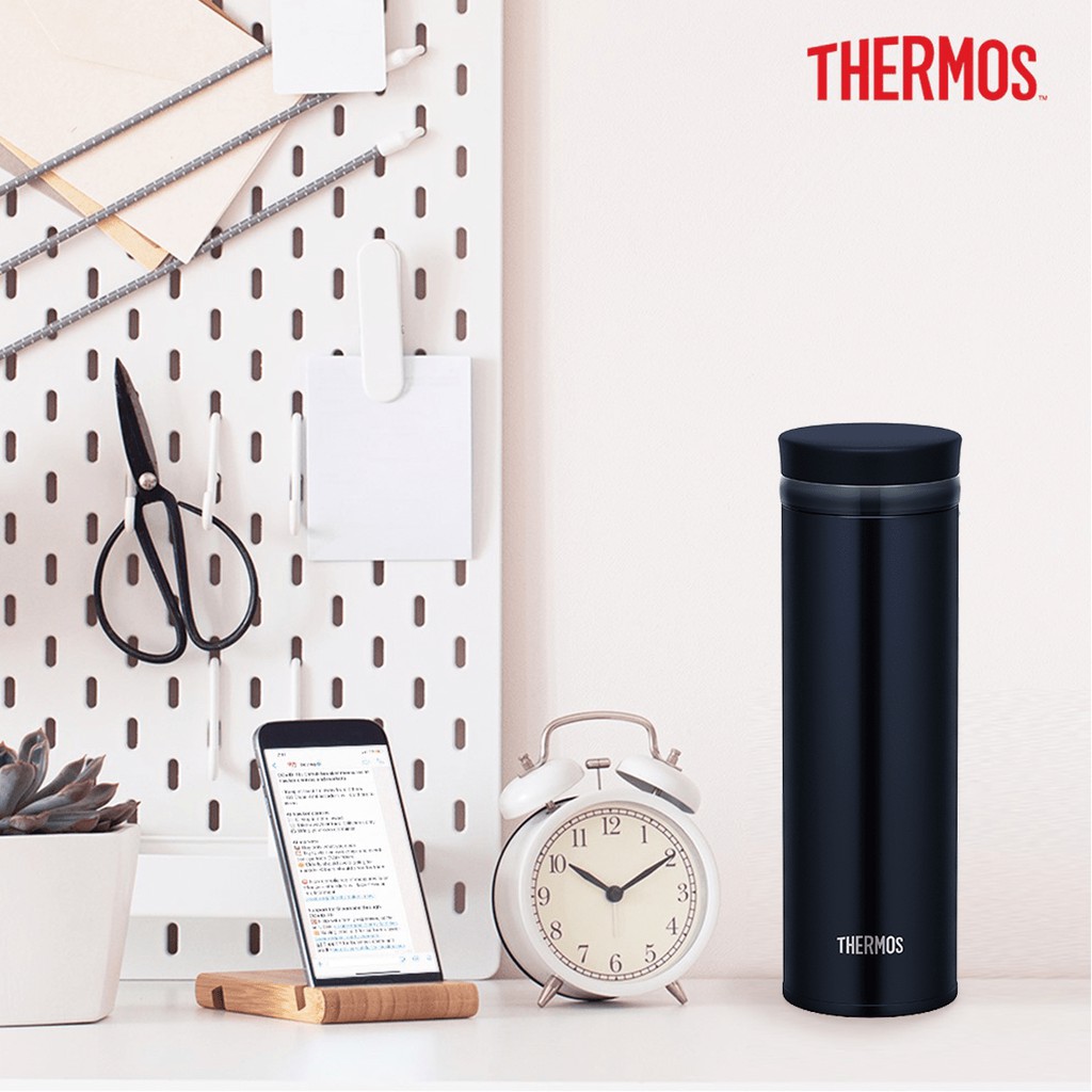 Bình giữ nhiệt số 1 Nhật Bản Thermos nắp vặn 500ml. Trọng lượng siêu nhẹ, chất liệu thép không gỉ. Hàng chính hãng