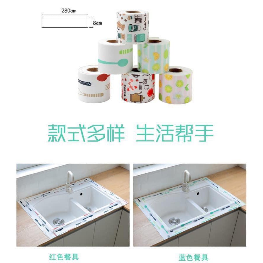 Cuộn dán viền bếp chống thấm