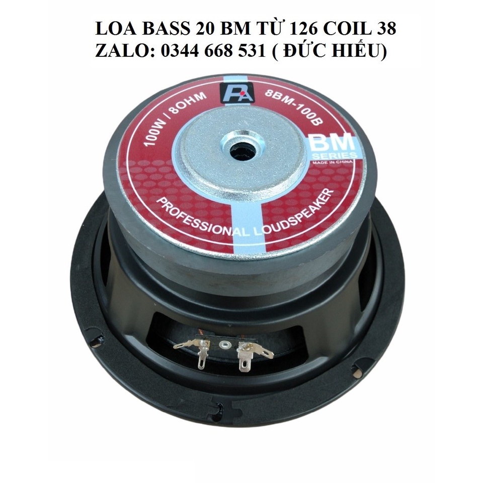 2 CỦ LOA BASS 20 BM TỪ 126 COIL 38 PHIÊN BẢN MỚI 2022
