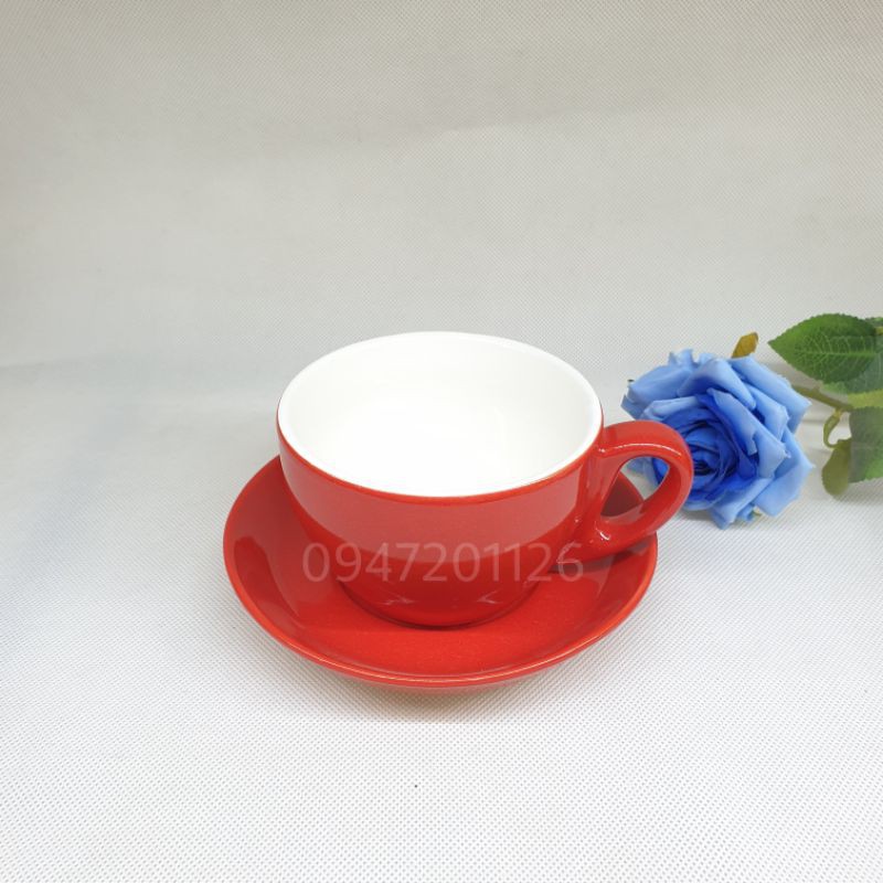 CỐC LY SỨ CAPUCHINO 280ML, CỐC CÀ PHÊ 280ML - NHIỀU MÀU LỰA CHỌN - GỐM SỨ BÁT TRÀNG CAO CẤP