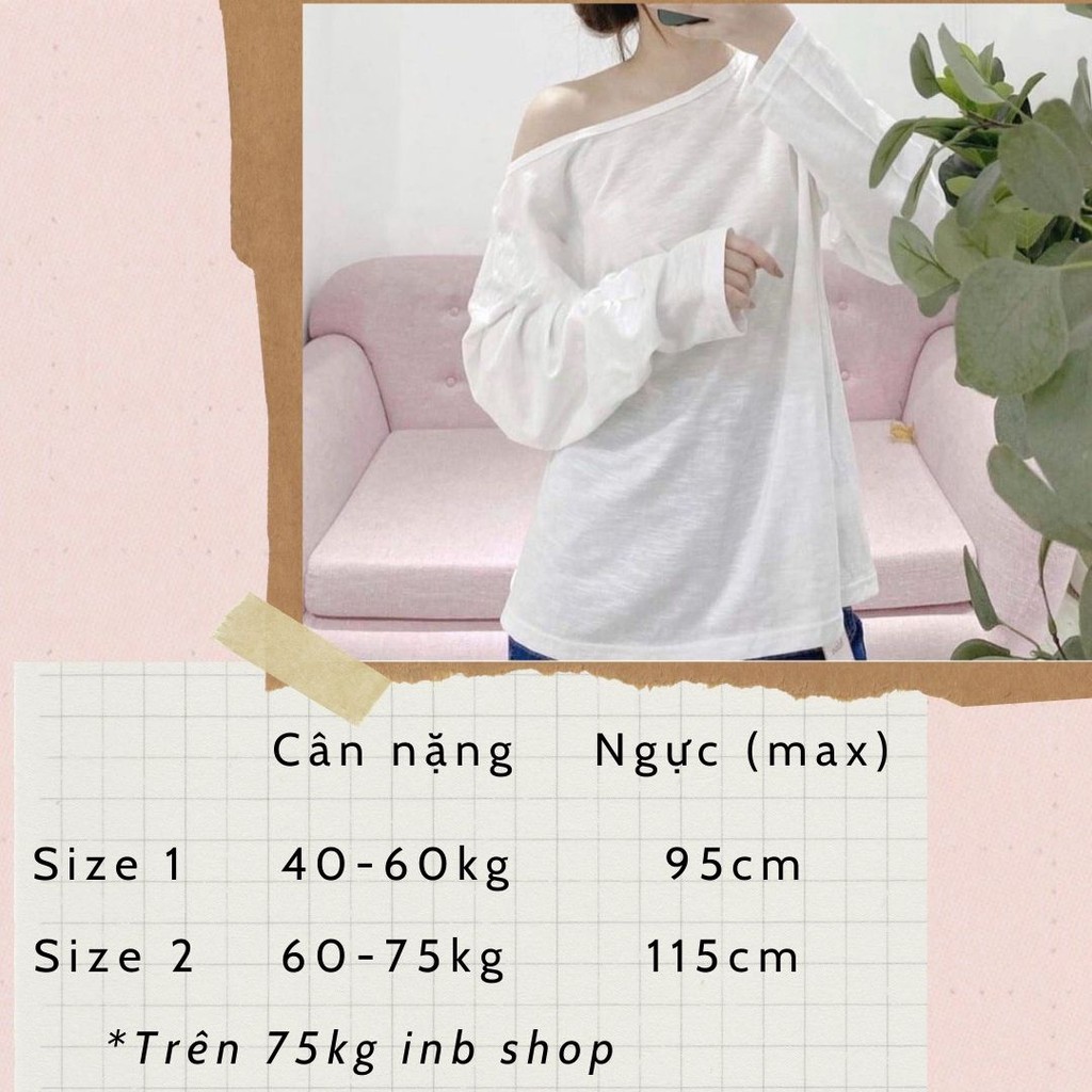 Áo Trễ Vai Nữ, Áo Lệch Vai Nữ Dáng Suông Ôm Bánh Bèo Tiểu Thư Ulzzang AB210
