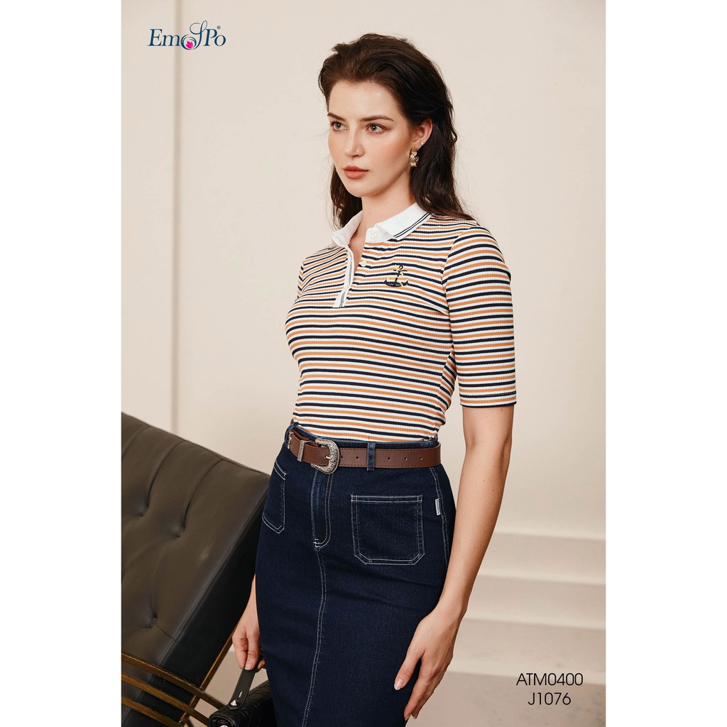 Juyp ôm , xẻ trước, 2 túi trước Emspo J1076