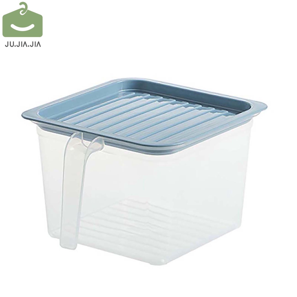 Hộp đựng thực phẩm JUJIAJIA trong suốt có tay cầm và nắp đậy tiện dụng