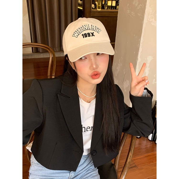 Mũ Lưỡi Trai Che Nắng Mỏng In Chữ Phong Cách Mỹ Thời Trang Xuân Hè Cho Nữ