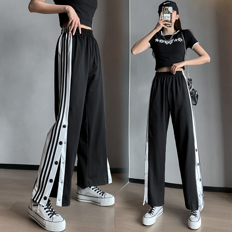 Quần dài SUXI cho nữ thiết kế dáng rộng phong cách thời trang mùa thu Hàn Quốc