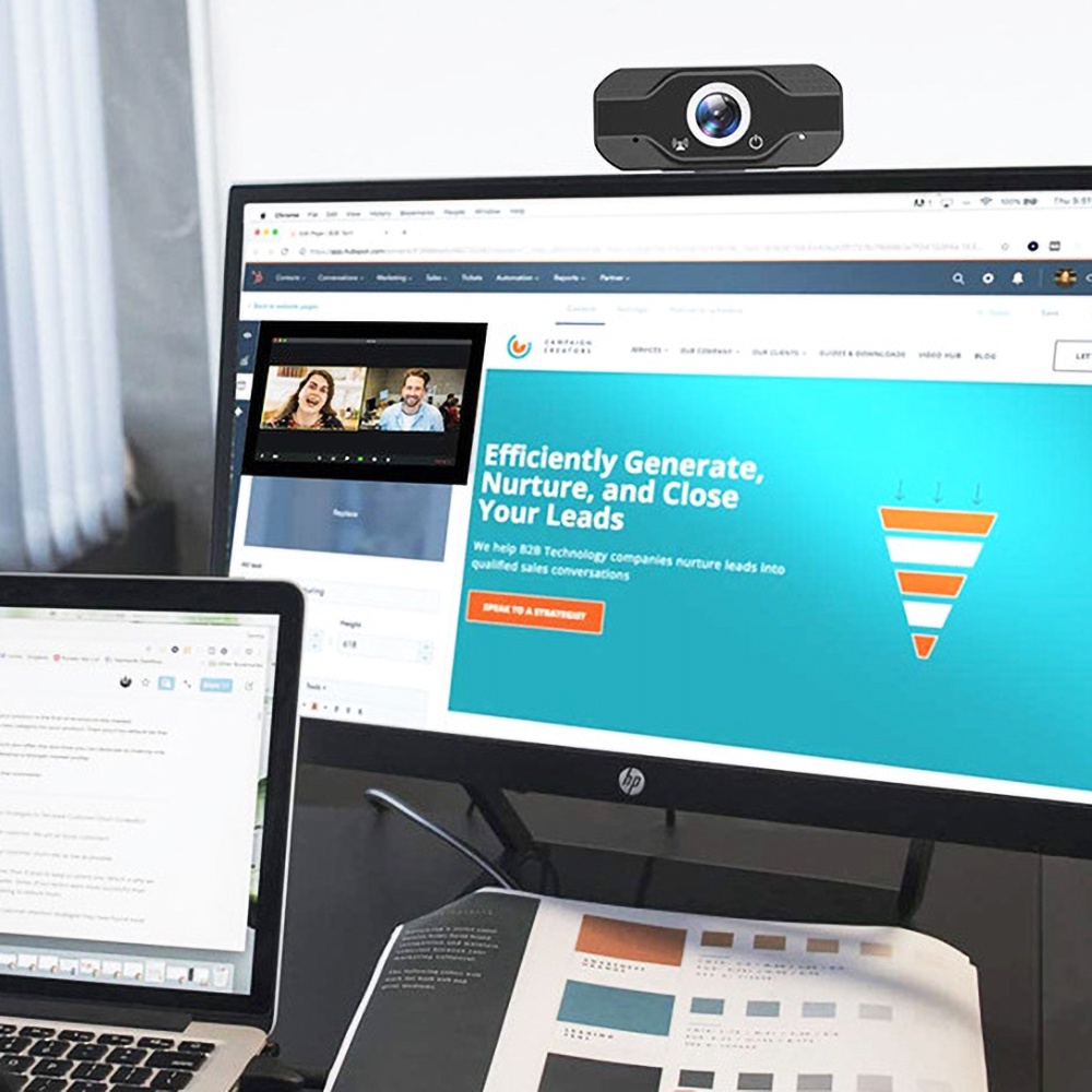 Webcam 1080p 130 Góc Rộng 2mp Hd Usb Có Micro Cho Laptop | BigBuy360 - bigbuy360.vn