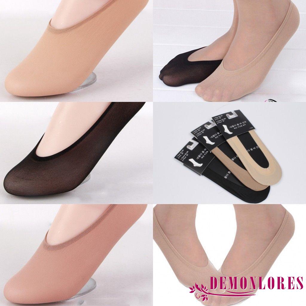 10 Cặp Tất Đi Giày 3 Màu Cho Nữ