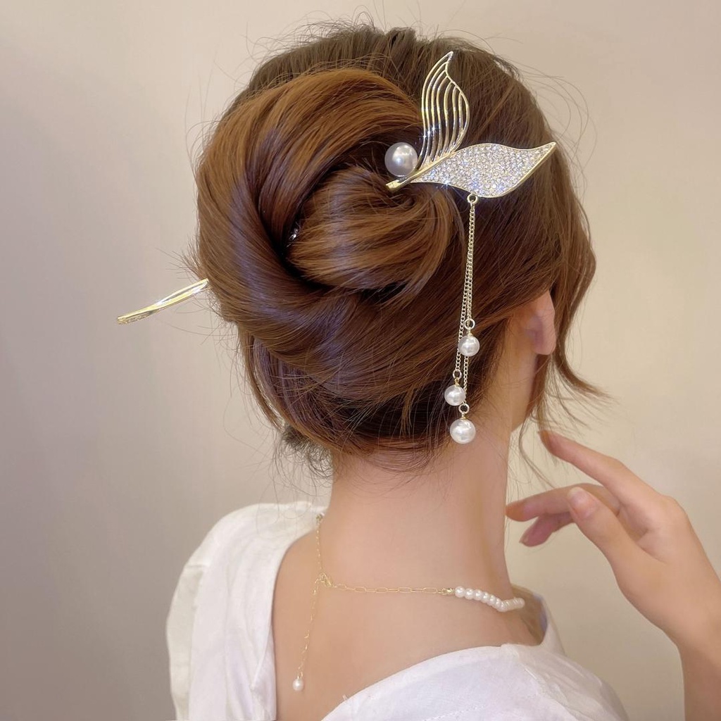 Kẹp Tóc Mạ Vàng Phong Cách Mới Thời Trang Mùa Hè