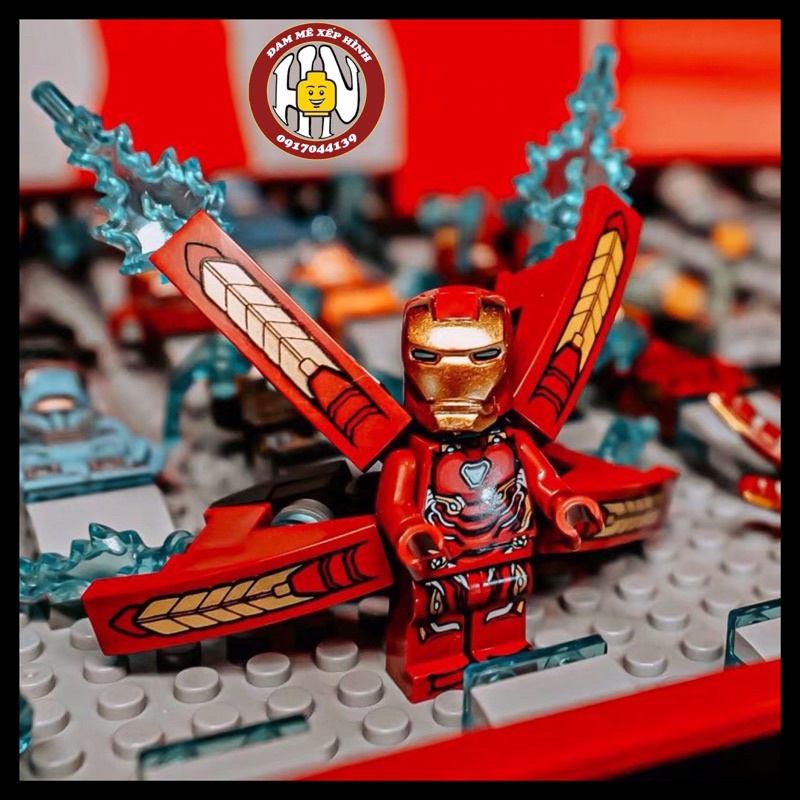 Đồ chơi xếp hình - Iron Man ( Người Sắt ) - Marvel - Full Trang bị ( vũ khí ) - MK50 - Hàng đẹp !