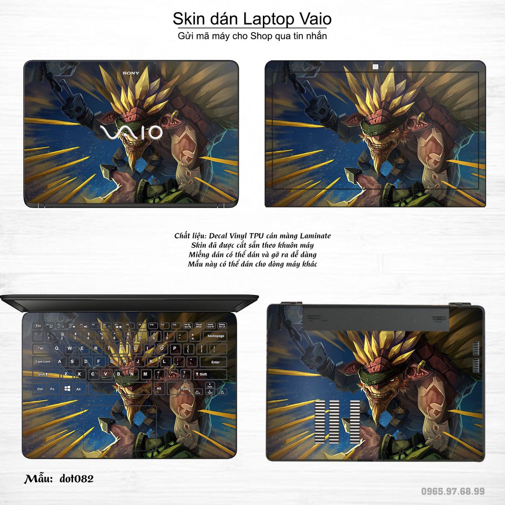 Skin dán Laptop Sony Vaio in hình Dota 2 _nhiều mẫu 14 (inbox mã máy cho Shop)