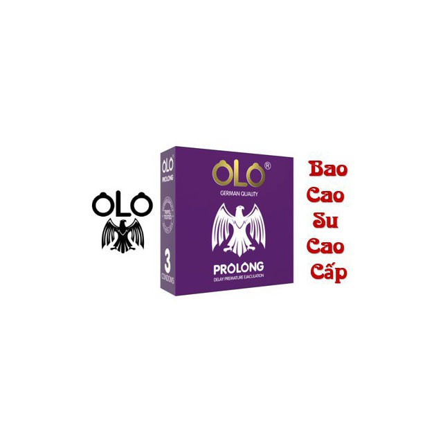 [DÒNG CAO CẤP KÉO DÀI] Bao Cao Su Olo Prolong Siêu Mỏng 0.02mm, Hương Bạc Hà Tự Nhiên Mát Lạnh Kéo Dài Thời Gian