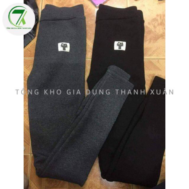 Quần legging mèo lót lông