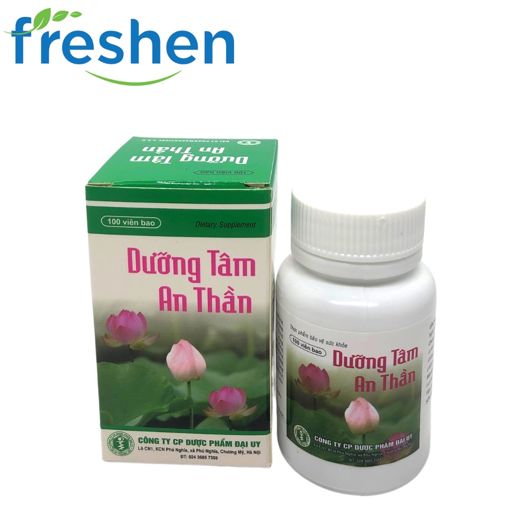 Dưỡng Tâm An Thần, Cải Thiện Giấc Ngủ, Hộp 100 Viên Đại Uy