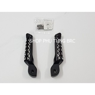 Gác chân  TRUSTY màu đen ( gắn cho các loại xe máy,  không dùng cho WINNER, WINNER X, SONIC, Raider, Satria)