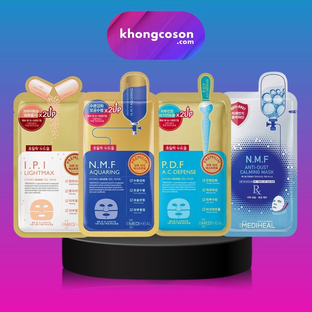 Mặt Nạ Thạch Mát Lạnh Làm Dịu Da, Thẩm Thấu Dưỡng Chất Mediheal 30g - Khongcoson