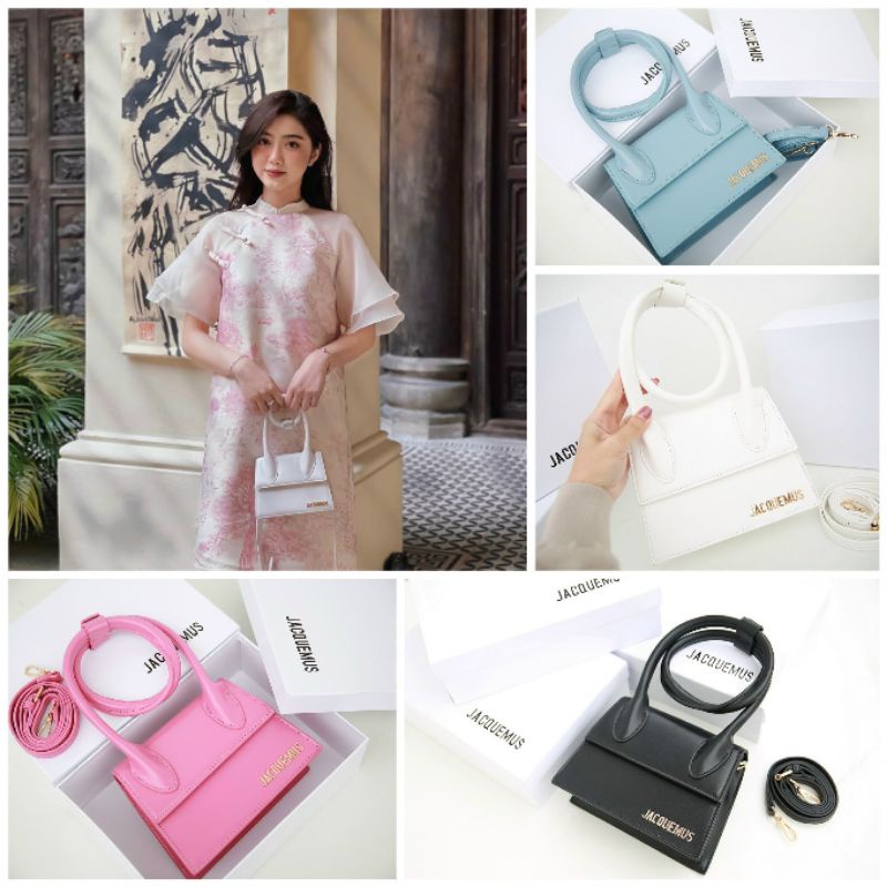 Túi Jacquemus quai xoắn size 18 Full box