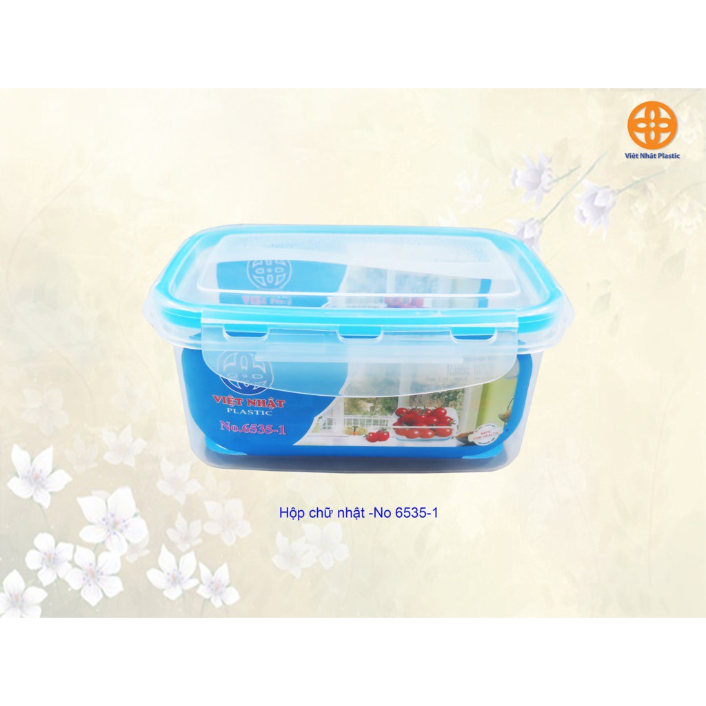Hộp nhựa đựng, bảo quản thực phẩm Việt Nhật (Hộp lạnh 6535 Việt Nhật)