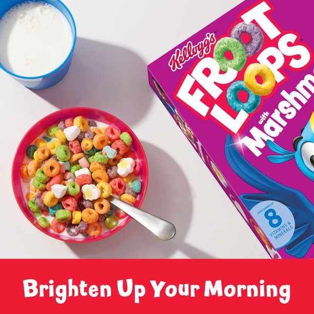 Cereal  Kellogg's Froot Loops Marshmallows 297gr