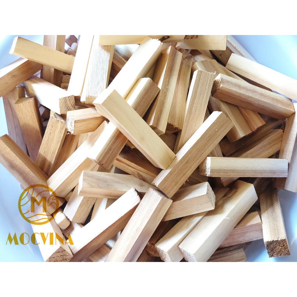 Domino Thanh gỗ Tràm giá rẻ, 1kg khoảng 50-55 thanh gỗ an toàn, thân thiện, giúp trẻ vui chơi sáng tạo Mộc Vina