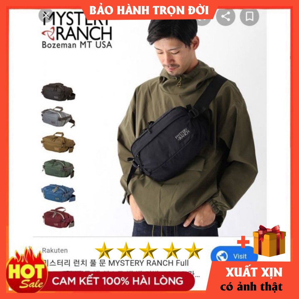Túi đeo chéo nam nữ Mystery Ranch thời trang siêu nhẹ chống nước BẢO HÀNH TRỌN ĐỜI