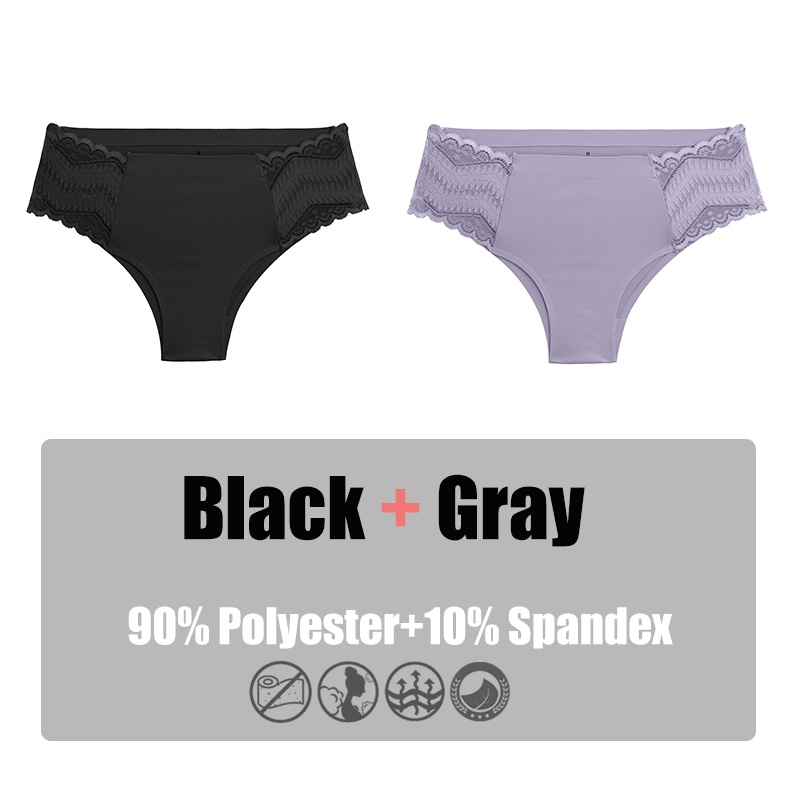 Cute Byte Set 2 quần lót ren mềm mại thoải mái thời trang gợi cảm cho nữ