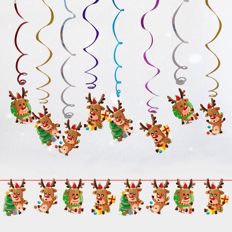 Phụ Kiện Treo Trang Trí Cây Thông Giáng Sinh 2023 Hình Ông Già Noel Tuần Lộc