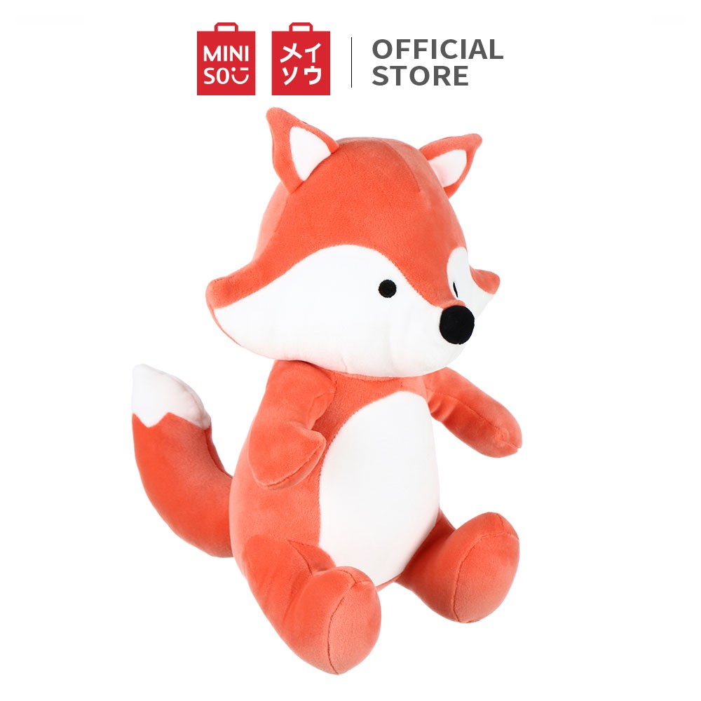 Thú bông Miniso hình con cáo ngồi - Hàng chính hãng