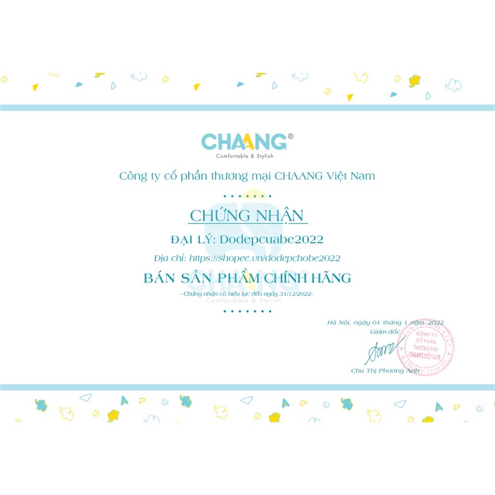 (Hàng mới về) Bộ Body dài tay cúc giữa sơ sinh - BST sơ sinh hãng Chaang 2022 - BST Sơ sinh Under the sea