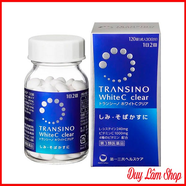 Combo 240 Viên uống Transino Whitening chính hãng nhật bản xóa mờ nám, trắng da | BigBuy360 - bigbuy360.vn