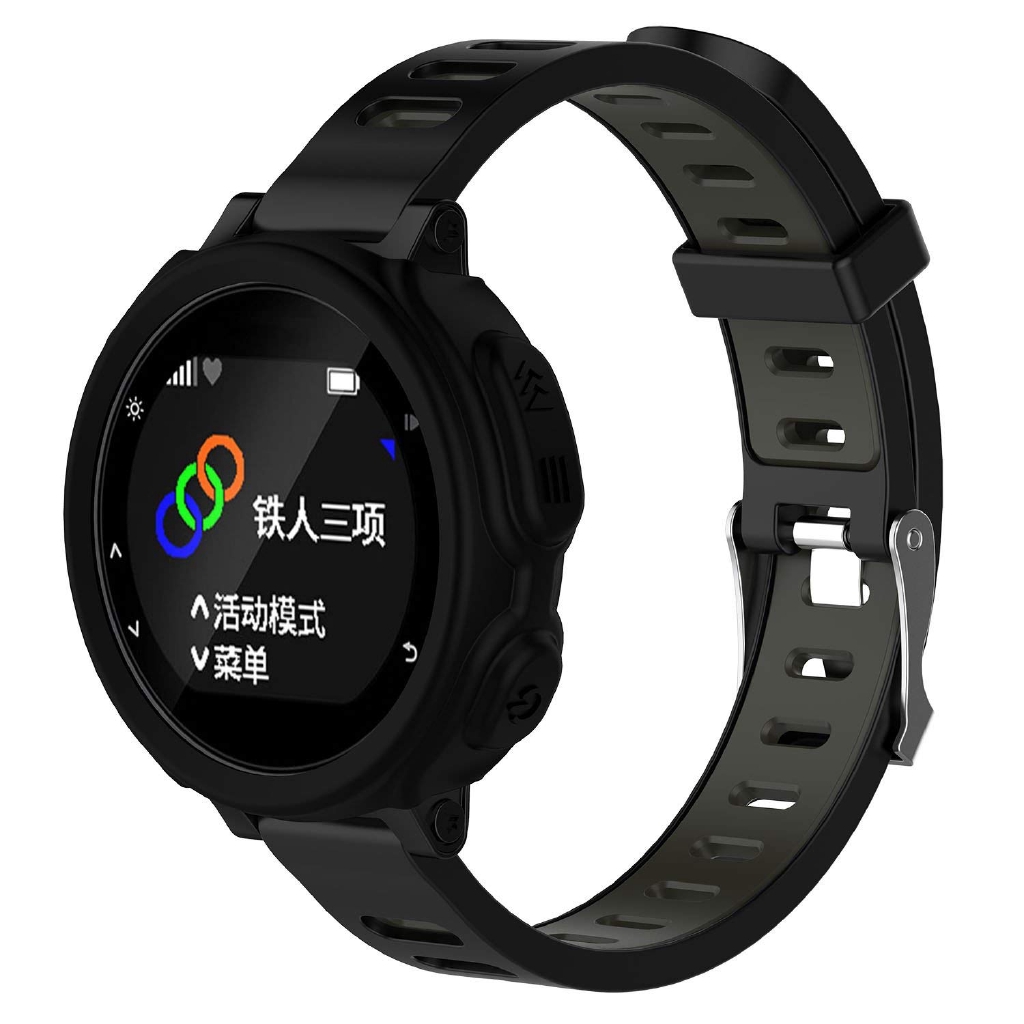 Vỏ bảo vệ màn hình đồng hồ bằng silicon mềm cho Garmin Forerunner 235 735XT