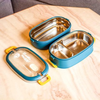 HỘP CƠM GIỮ NHIỆT 2 LỚP 2 NGĂN INOX 304