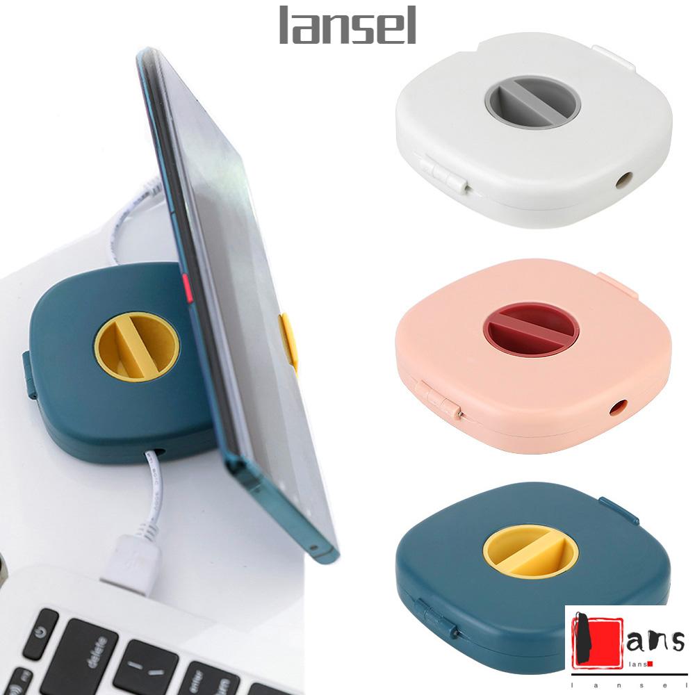 Hộp Đựng Dây Cáp Sạc/Tai Nghe/Điện Thoại Di Động Bằng Nhựa Nhiều Màu