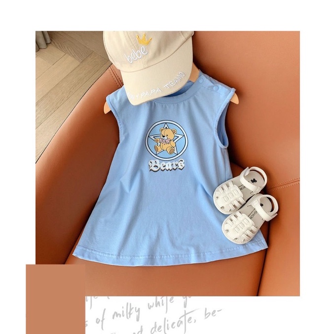 Sét 2 váy cho bé gái xát nách