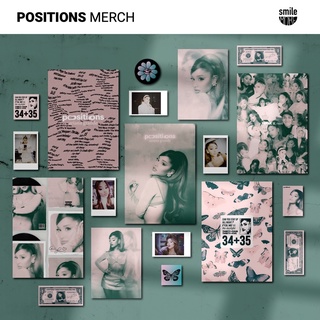 Bộ poster trang trí tường Smile More decor theo album Positions của Ariana Grande