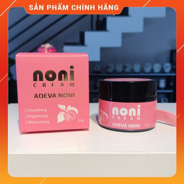 Kem dưỡng da Trái nhàu ⚡ FREESHIP ⚡ Cấp ẩm và cải thiện làn da không đều màu (50 gr/ 1 hộp) - Adeva Noni