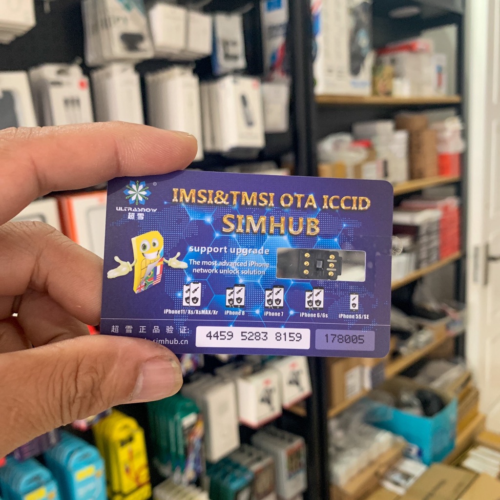 Sim ghép thần thánh Heicard pro v2, ghép cho nhà mạng Tracfone, AT&T, AU, GSM... cập nhật tháng 9/2022