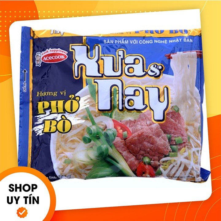 [ HSD DÀI ] Phở bò Xưa và Nay gói 70g - Công Ty Thực Phẩm SibMart - SF0059 | BigBuy360 - bigbuy360.vn
