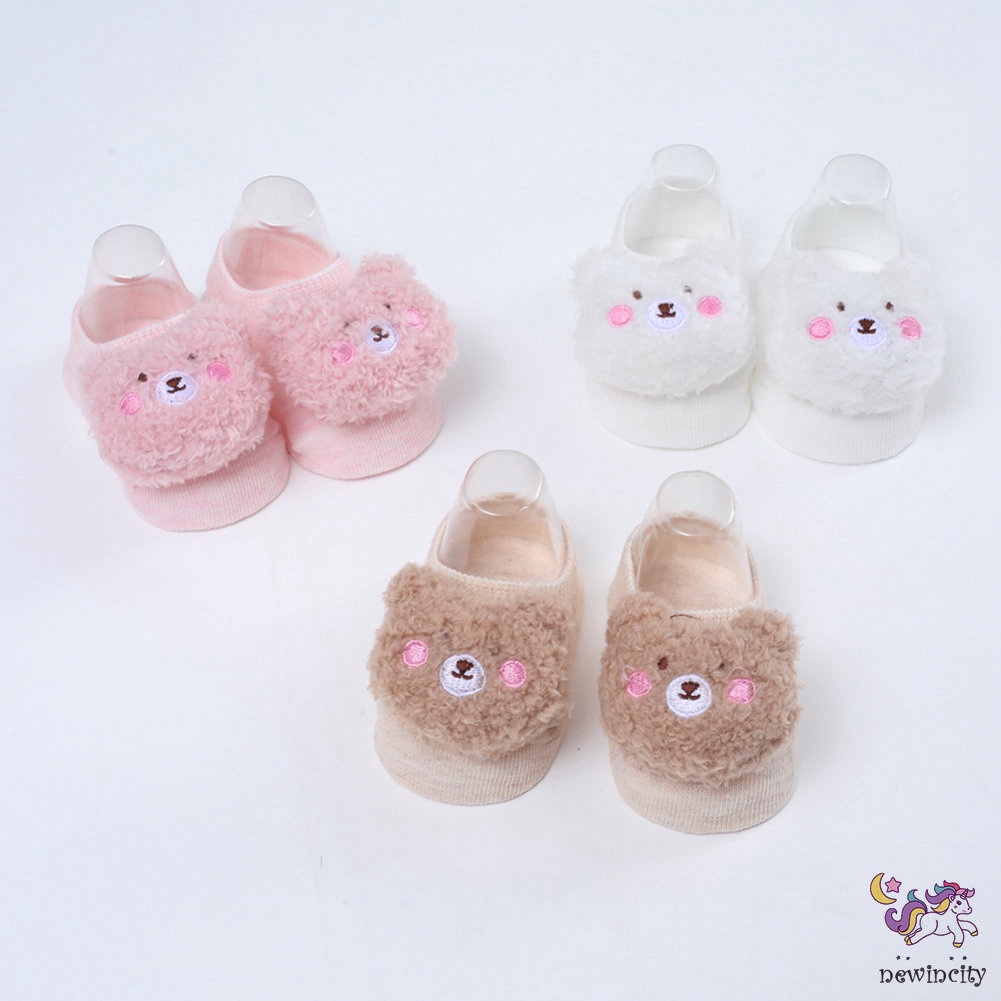 Tất Chống Trượt Hình Hoạt Hình Đáng Yêu Cho Trẻ Em