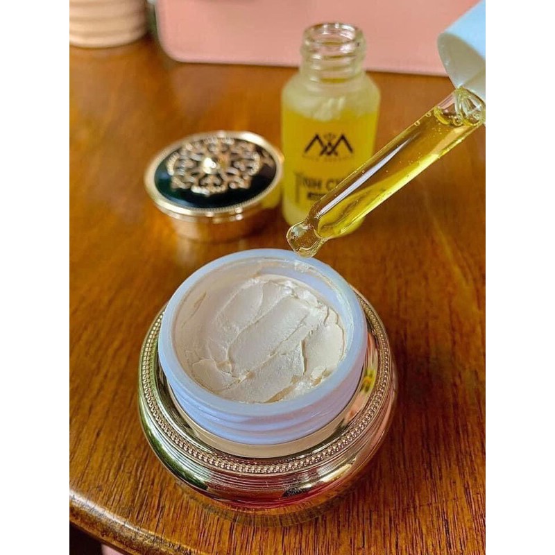 [Chính Hãng] Combo Face Collagen DNA Cá Hồi MEEA Organic và Tinh chất ampoule saffron