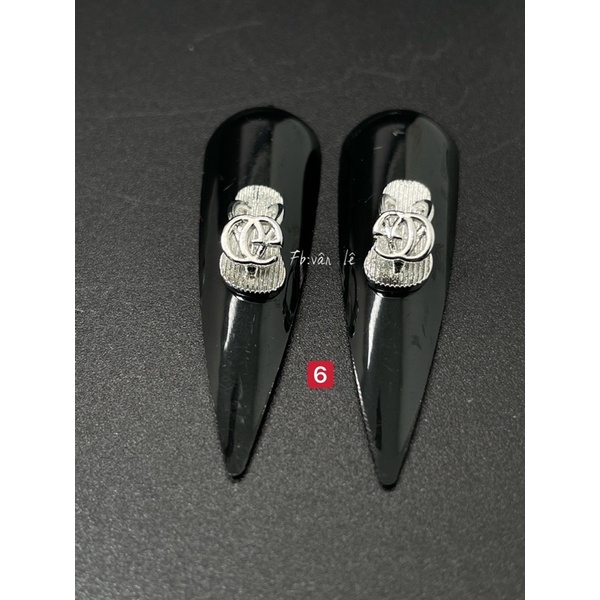 phụ kiện đá dép tông gắn móng tay nail 1 đôi