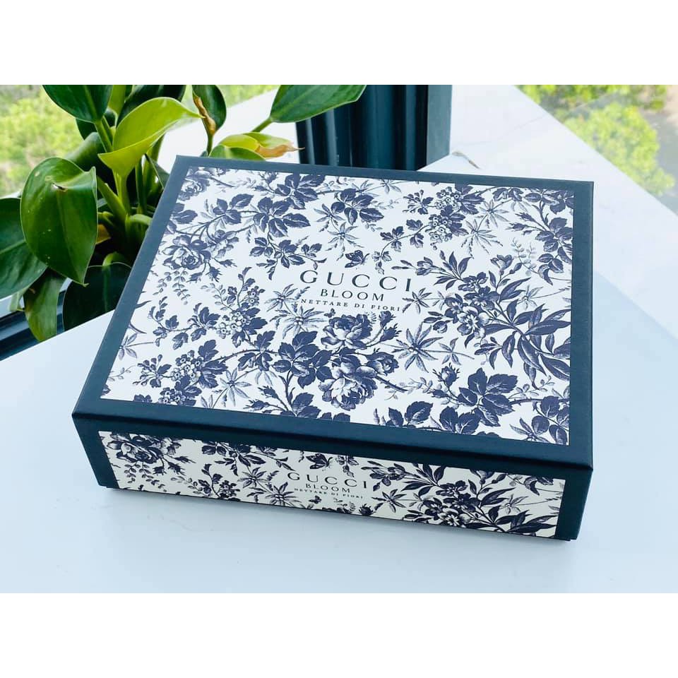 Gift set Bộ nước hoa nữ Gucci Bloom Nettare Di Fiori EDP 2pcs (100ml và 7.4ml) | Thế Giới Skin Care