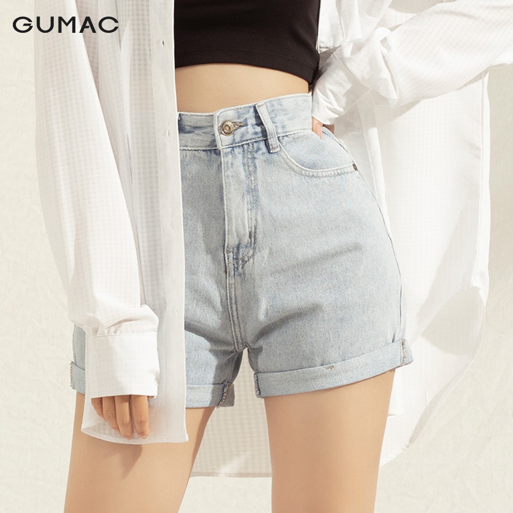 [Mã WABRGU100 giảm 15% đơn 249K tối đa 100k] Áo sơ mi nữ phom rộng AA11100 GUMAC | BigBuy360 - bigbuy360.vn