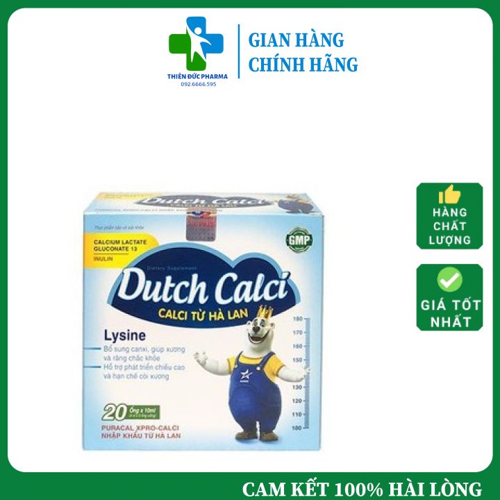 Dutch Calci - Bổ Sung Vitamin D3 Và K2 Ngừa Còi Xương Và Hỗ Trợ Phát Triển Chiều Cao Cho Trẻ