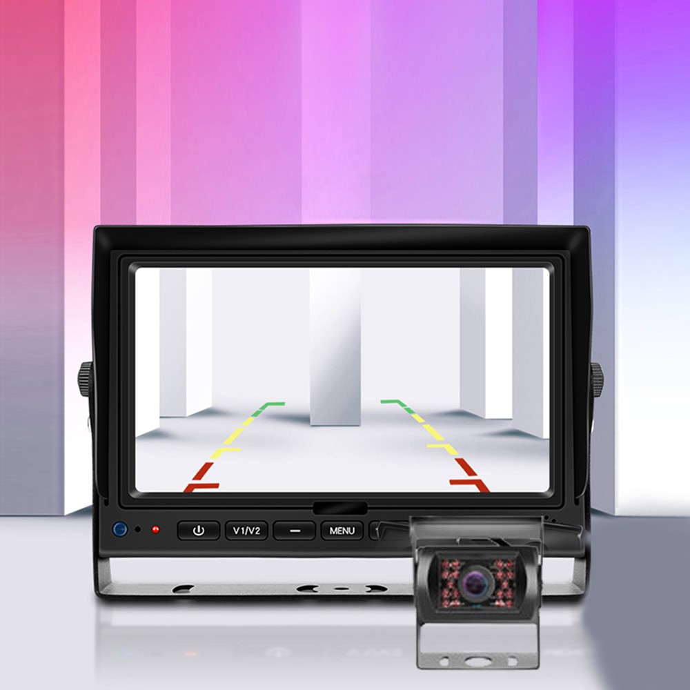 Combo 2 Camera Hành Trình Xe Tải Full HD+ Màn Hình IPS 7 Inch AHD Cổng GX12