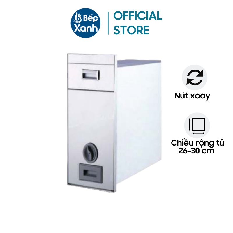 Thùng Gạo Gương Eurogold C300/C260 (Đen - Bạc - Trắng Sữa) - Hàng Chính Hãng