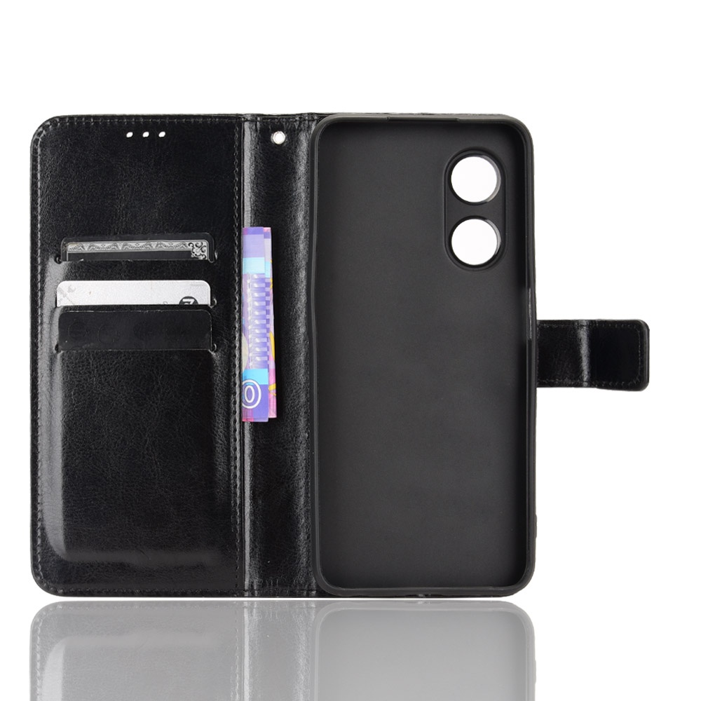 Sang Trọng Bao Da Điện Thoại pu Nắp Gập Tích Hợp Ví Kèm Ngăn Đựng Thẻ Cho oppo a97 5g Ốp