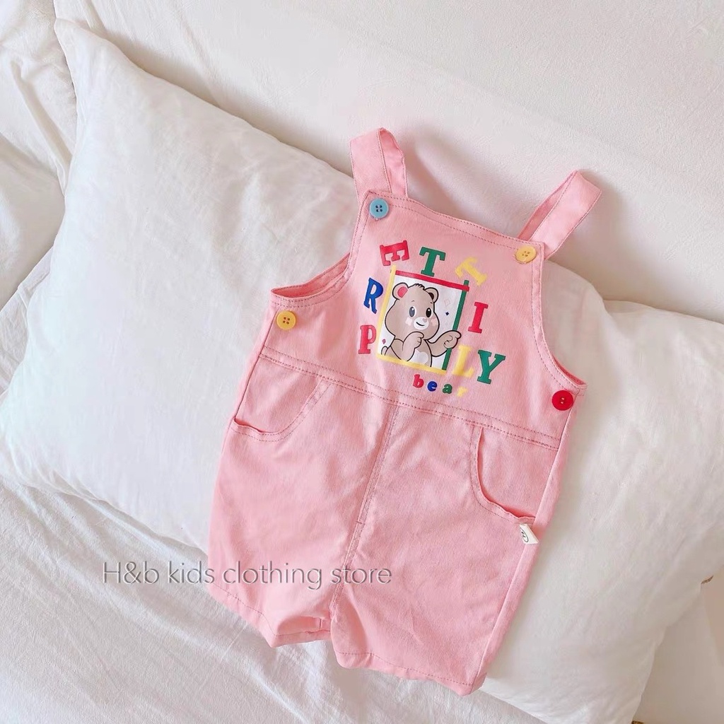 Set combo bộ hoặc áo kèm yếm xinh xắn cho bé gái