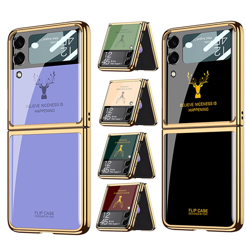 Ốp lưng Samsung Galaxy Z Flip 4 5G ốp điện thoại ZFlip 3 ốp ZFlip 4 case F7110 casing F7210 trường hợp điện thoại dễ thương Z Flip3 Flip4