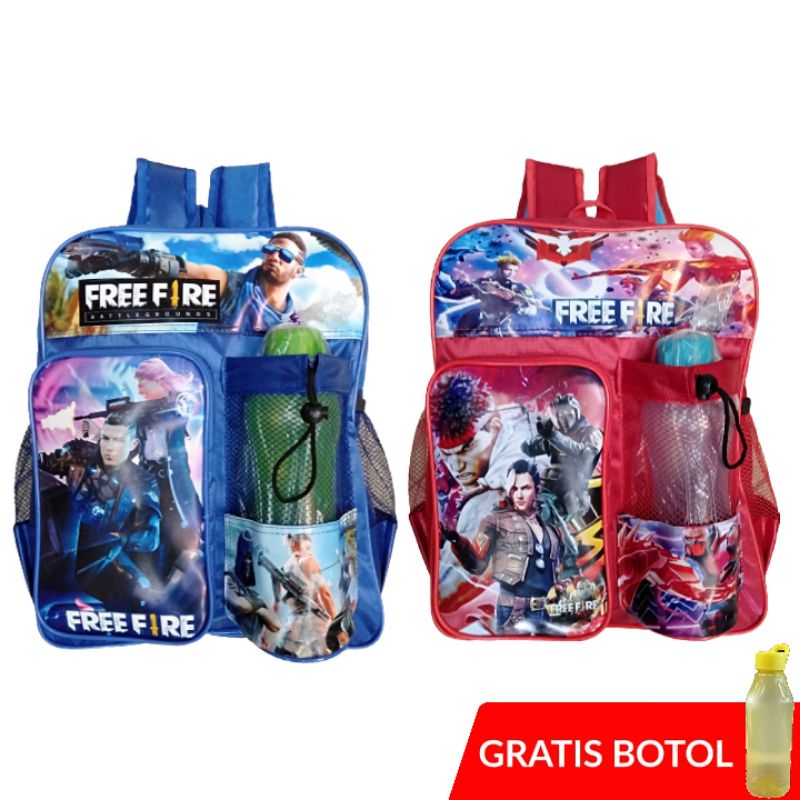 Ba Lô Đi Học In Hình Nhân Vật Game Free FIREE Cá Tính Cho Bé